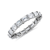Baguette-Cut Emerald Diamond Eternity Band